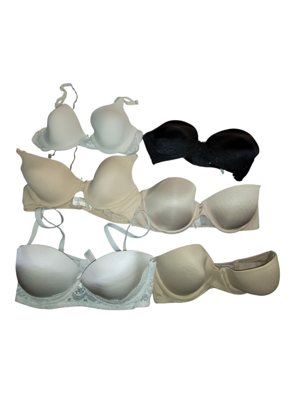 Bra Bundle 34B Auden Maidenform Strapless Push Up